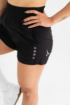 Cortos "High Waist" Banded Shorts