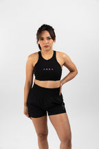 Cortos "High Waist" Banded Shorts