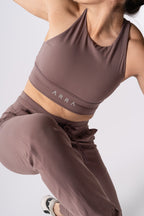 Calle High Neck Crop Top