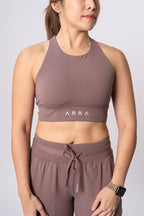 Calle High Neck Crop Top